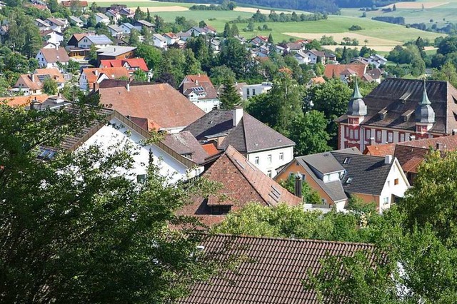 Bonndorf mit dem Schloss thront ber den Schwarzwaldhhen.  | Foto: Stefan Limberger-Andris