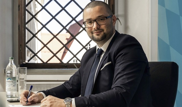 Andreas Jurca steht an der Spitze der Augsburger AfD.  | Foto: Michael Bihlmayer via www.imago-images.de