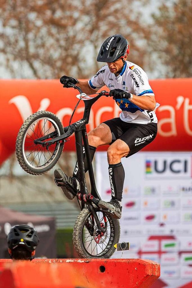 Der Ortenauer Trial-Biker Dominik Oswa... Weltcup im Frhjahr im spanischen Vic  | Foto: IMAGO/BEAUTIFUL SPORTS/Meurer