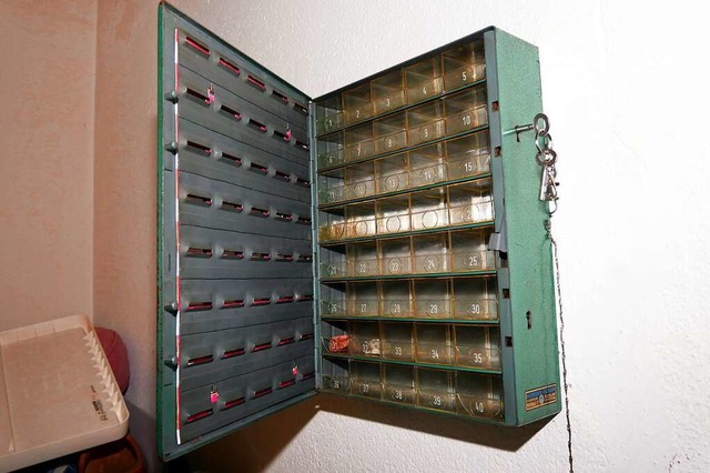 40 Jahre ist der Sparschrank im &#8222;Wlderstble&#8220; alt.  | Foto: Eva Korinth