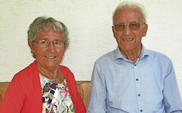 Ursula und Stefan Harter haben ihre Eiserne Hochzeit gefeiert.  | Foto: Manfred Lange