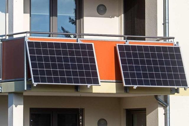 Hrden fr Balkon-Solaranlagen sollen gesenkt werden