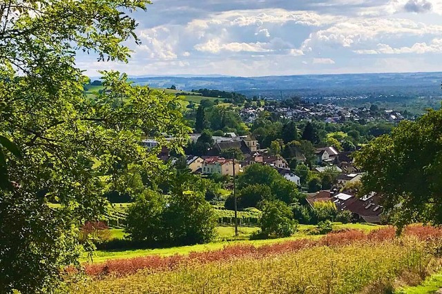 Blick auf den &#8222;Dorfurlaub&#8220;-Ort Bamlach  | Foto: Jutta Schtz