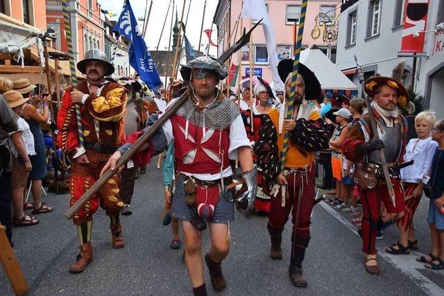 2024 findet zum 10. Mal das Historische Marktplatzfest in Waldkirch statt