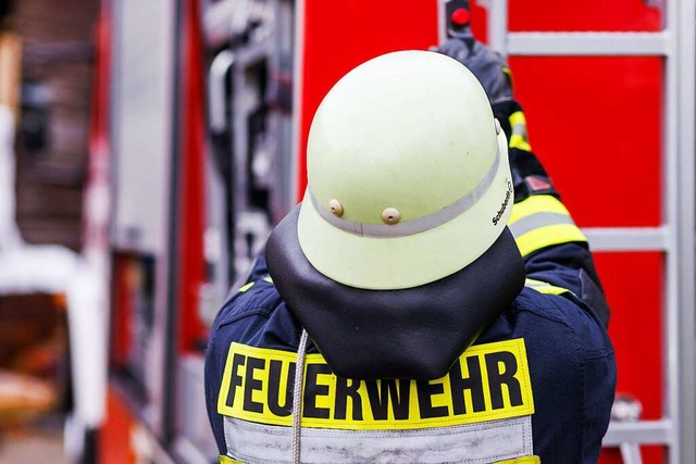 Die Feuerwehr Efringen-Kirchen musste ... Auto auf der A5 lschen (Symbolfoto).  | Foto: Philipp von Ditfurth (dpa)