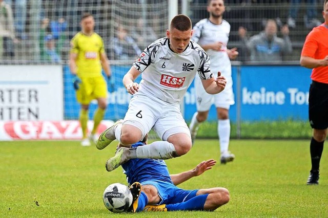 Jonas Busam und der FC 08 Villingen stehen erneut im Pokal-Achtelfinale.  | Foto: IMAGO/Eibner-Pressefoto