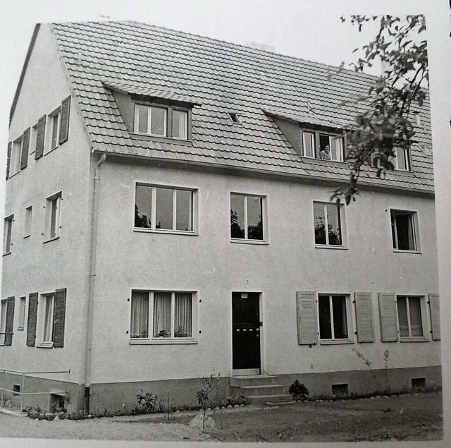 Ein Haus der Kriegsversehrtensiedlung ... 2-14, Adolf-Schmitthenner-Strae 1-7.  | Foto: Archiv Leutenecker-Weissenberger