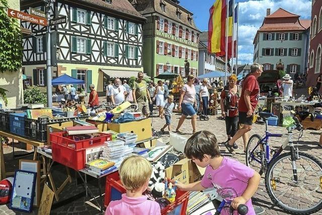 In Ettenheim findet ein Altstadt-Flohmarkt mit Fahrradversteigerung statt