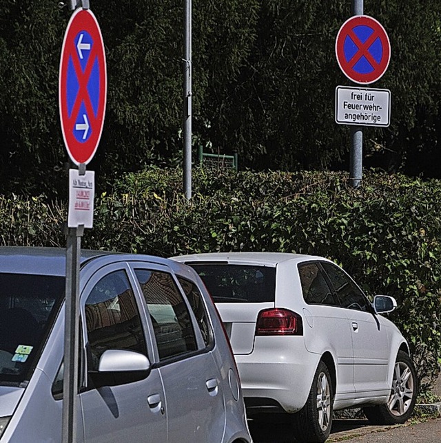 Neue Parkpltze fr die Feuerwehr  | Foto: Martin Pfefferle