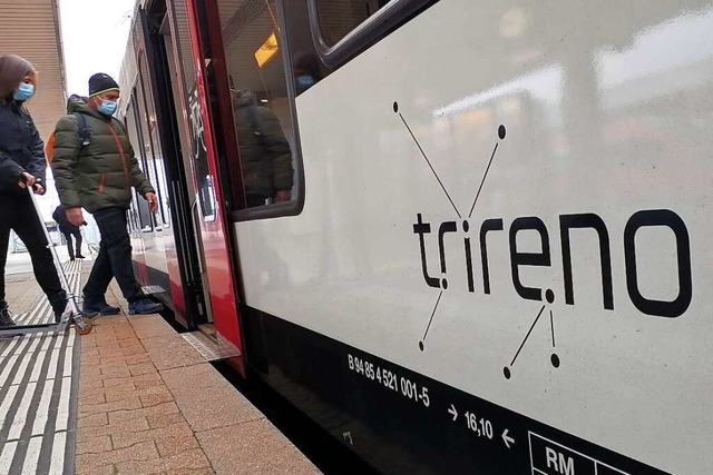 Die trinationale S-Bahn verbindet seit...nd damit auch drei Lnder miteinander.  | Foto: Daniel Gramespacher