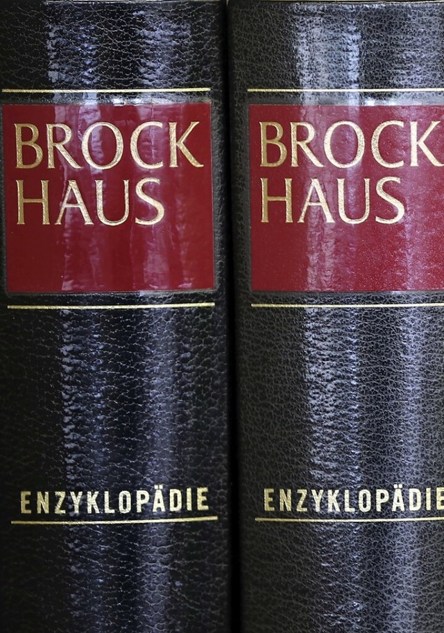 Wissenstrger Lexikon: Brockhaus  | Foto: Oliver Berg