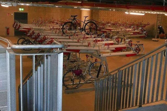 Die Fahrradgarage der Weiler Dreilndergalerie ist wieder in Betrieb