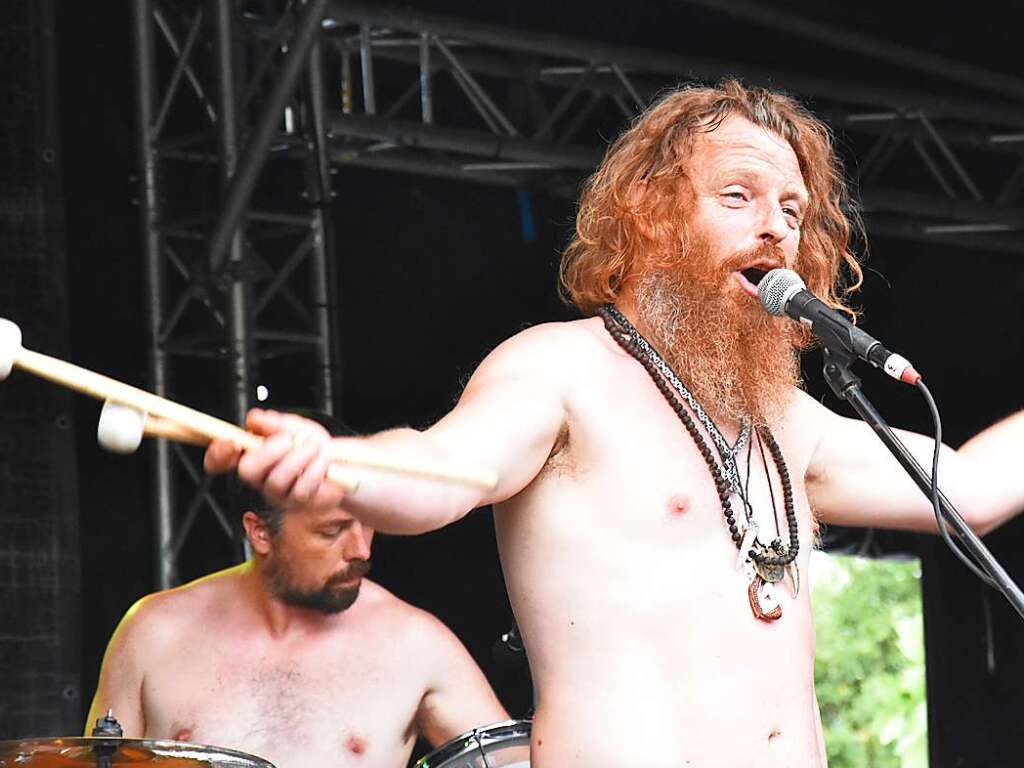 Ob mittelalterlich gewandet oder zivil: Die Besucher des Mittelalterlich Phantasie Spectaculum in Weil am Rhein hatten jede Menge Spa beim Festival.