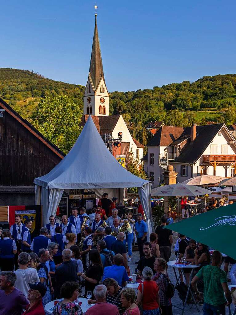 Stimmungsvoll und gut besucht war das Wein-Musik-Fest am Ebringer Schloss.