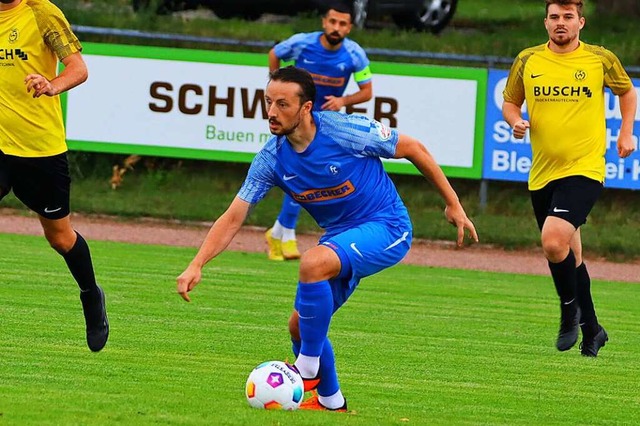 Schtze eines Tores mit Seltenheitswert: Hendrik Gehring  | Foto: Fritz Zimmermann