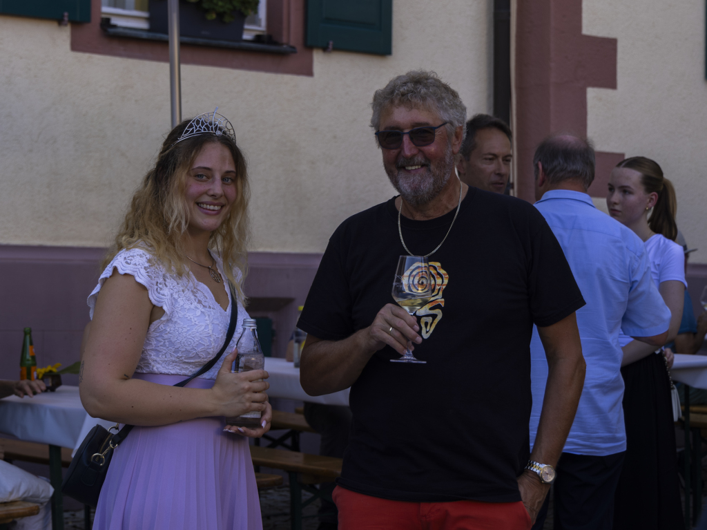 Stimmungsvoll und gut besucht war das Wein-Musik-Fest am Ebringer Schloss.