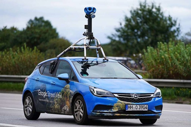 Das Kameraauto von Google war im Schwarzwald unterwegs.  | Foto: Marcus Brandt (dpa)