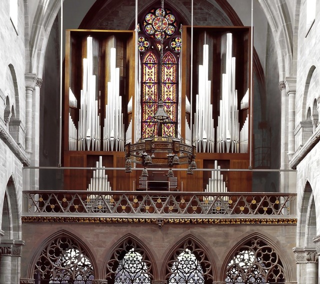 Die Mathis-Orgel im Basler Mnster  | Foto: Eric Schmidt