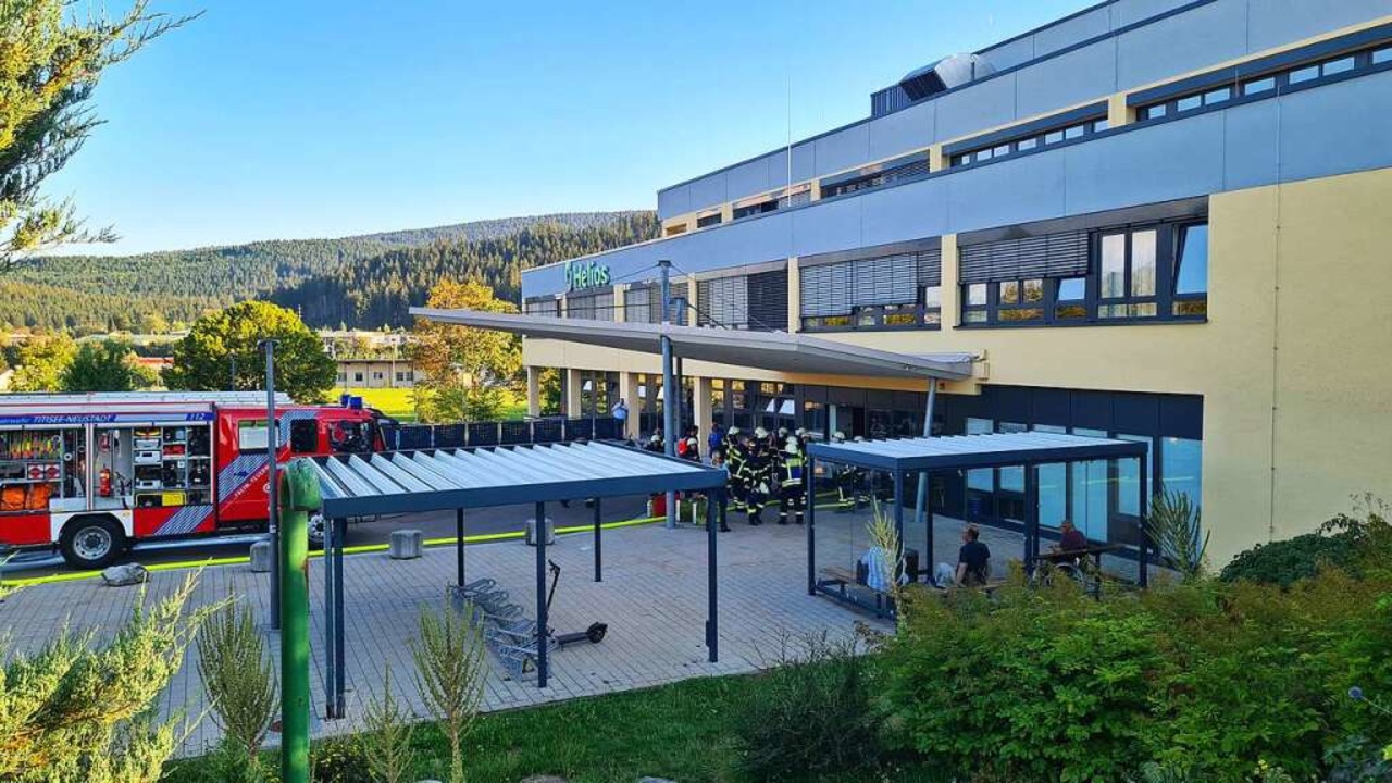 In der Helios Klinik hat es gebrannt.  | Foto: Kamera24