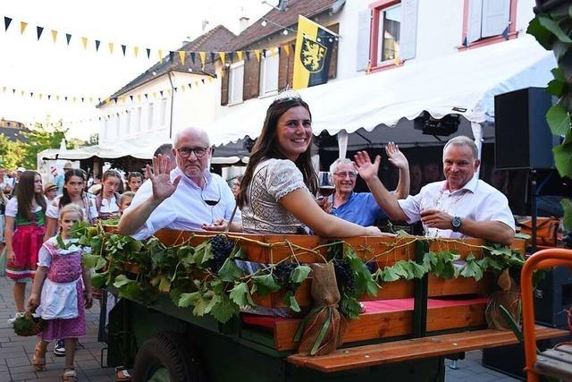 Das Sasbacher Winzerfest bot eine entspannte Atmosphre