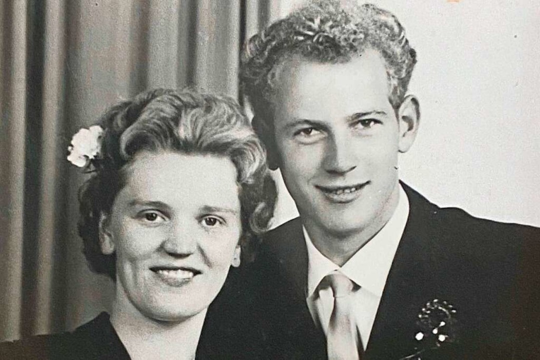 Das Jubelpaar bei der Hochzeit  | Foto: Archiv Brengartner