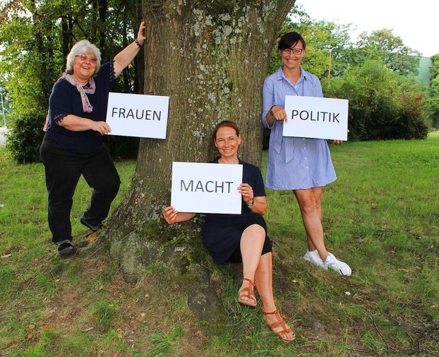 Setzen sich fr mehr Frauen in der Kom...ngen und Carina Klamm aus der Ortenau.  | Foto: Landratsamt Emmendingen  Ulrich Spitzmller