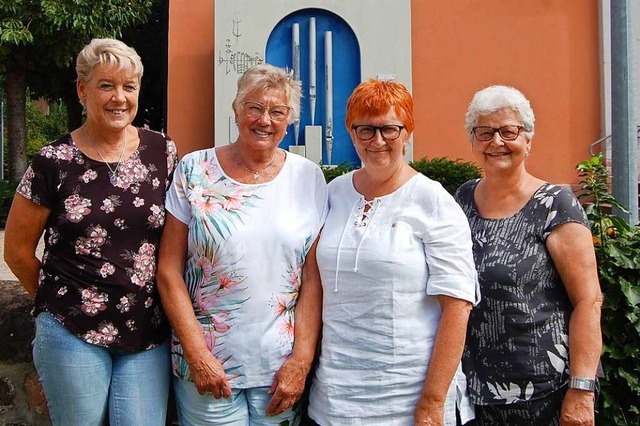 Das Flohmarktteam der evangelischen Ki... Kirchengemeindertin Christa Singler   | Foto: Hagen Spth