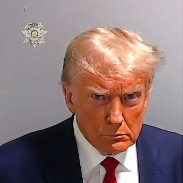 Das offizielle Polizeifoto von Donald Trump  | Foto: Uncredited (dpa)