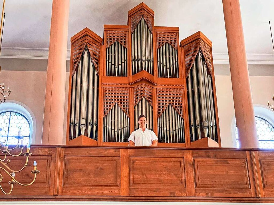 Niklas Jahn ist Weltmeister in Orgelimprovisation.  | Foto: Carolin Johannsen
