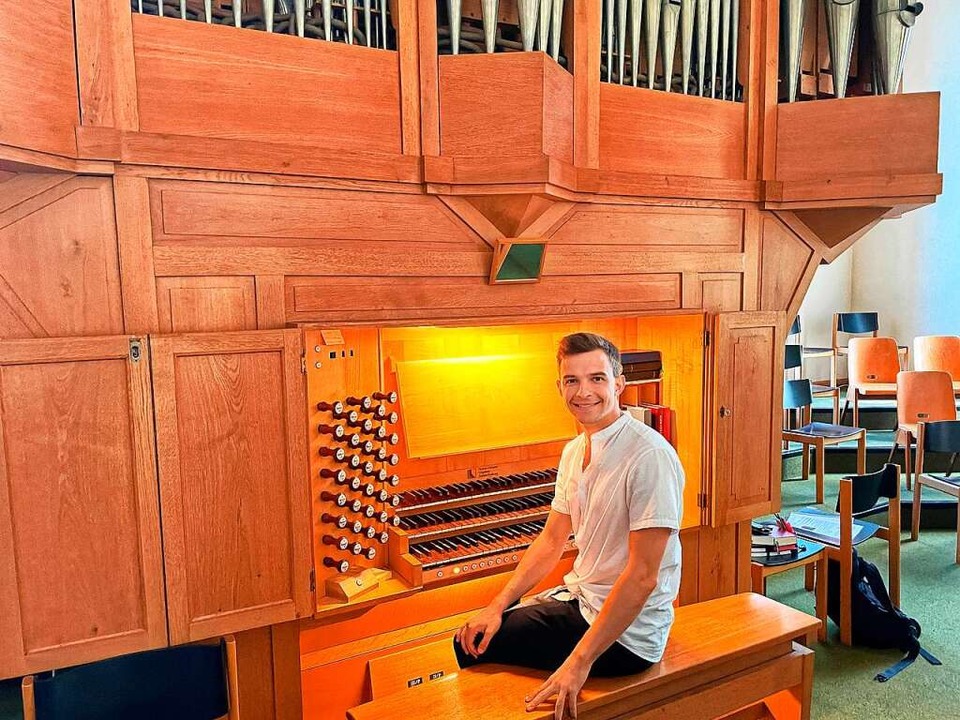 Niklas Jahn ist Weltmeister in Orgelimprovisation.  | Foto: Carolin Johannsen