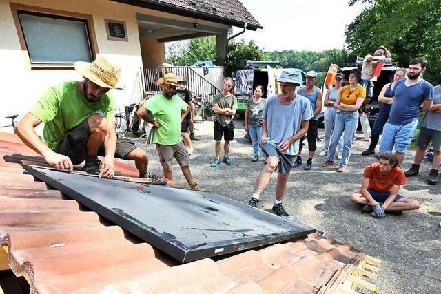 Beim Freiburger Solarcamp am Nimburger Baggersee bleibt Zeit fr Spa