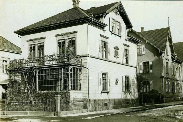 In Freiburg-Wiehre stehen noch etliche Vorstadthäuser aus dem 19. Jahrhundert