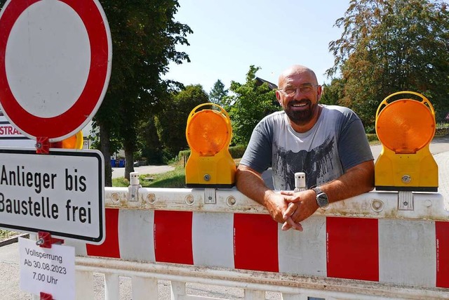 Bauamtsleiter Michael Glck sieht die Baustelle in gutem Fahrwasser.  | Foto: Verena Pichler