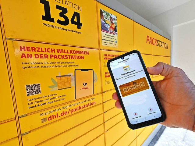 14 Packstationen in Freiburg sind  volldigitalisiert.  | Foto: Michael Bamberger