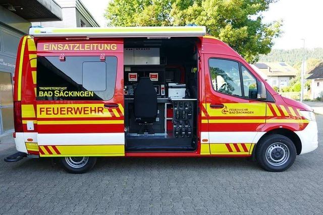 Die Bad Säckinger Feuerwehr hat jetzt ein modernes Büro auf Rädern