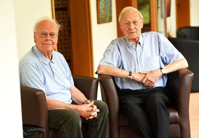 Hans-Jrg Risse (links) und Werner Kstle  | Foto: Rita Eggstein