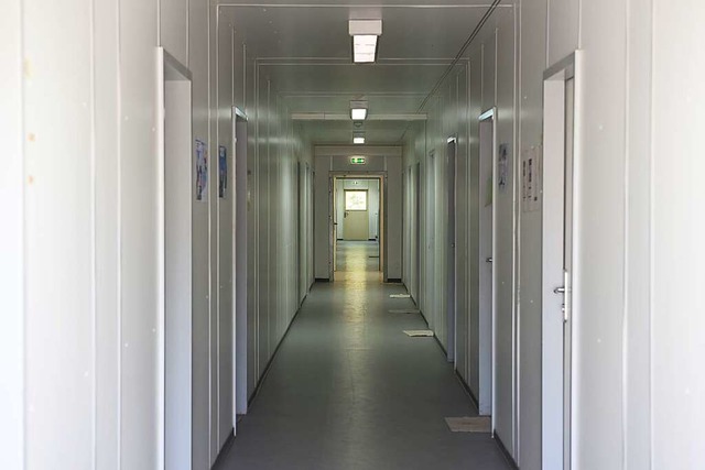 Eine Containerunterkunft fr Flchtlinge  | Foto: Jonas Hirt