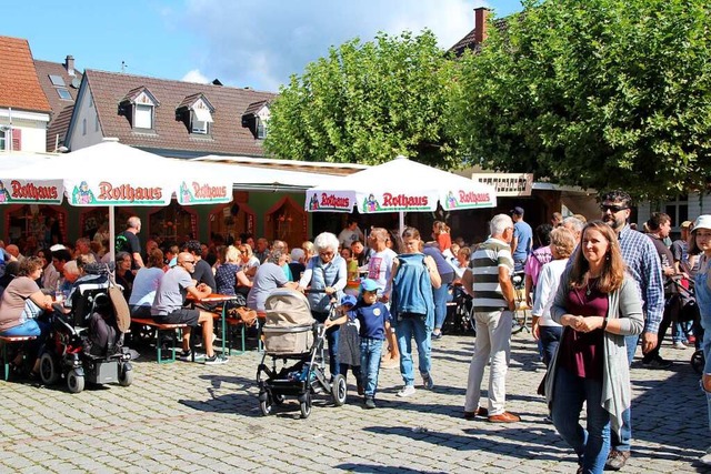 Lcken auf dem Kanderner Budenfest gib... Umland haben die Mitwirkung zugesagt.  | Foto: Reinhard Cremer