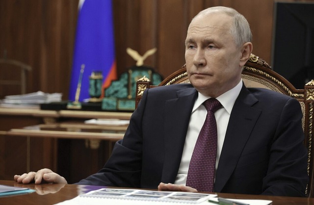 Mit Sicherheit wird Wladimir Putin im kommenden Mrz wiedergewhlt.  | Foto: MIKHAIL KLIMENTYEV (AFP)