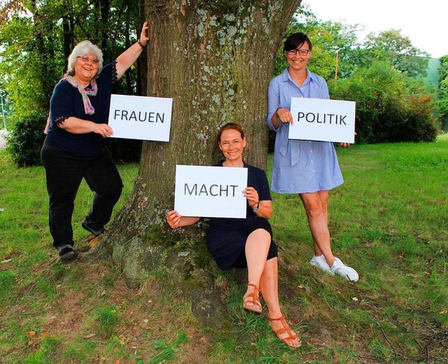 Die Gleichstellungsbeauftragten Heike ...r mehr Frauen in der Kommunalpolitik.  | Foto: Landratsamt