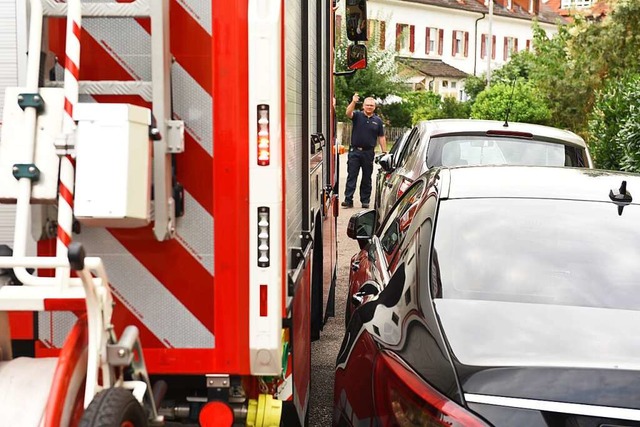 Auch der Frberweg ist eine Engstelle fr die Feuerwehr.  | Foto: Jonas Hirt