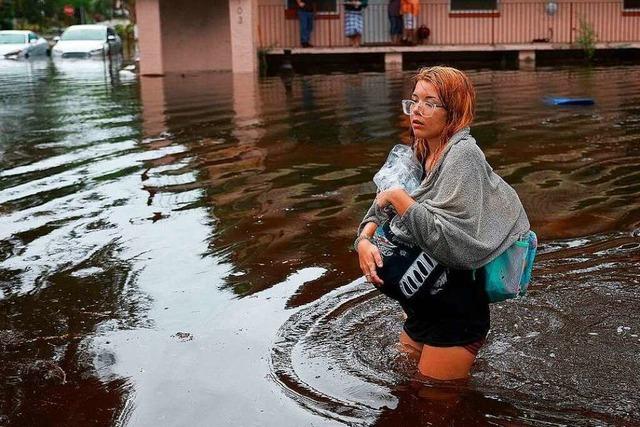 Fotos: Hurrikan Idalia berflutet Floridas Westkste und sorgt fr rtlichen Blackout