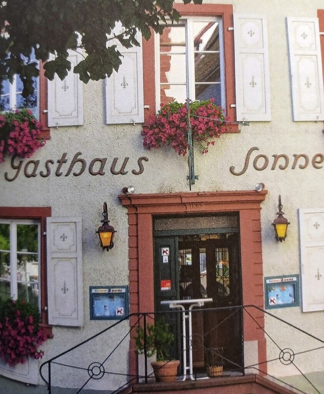 &#8222;Gasthaus Sonne&#8220; in Schopfheim  | Foto: Hoss