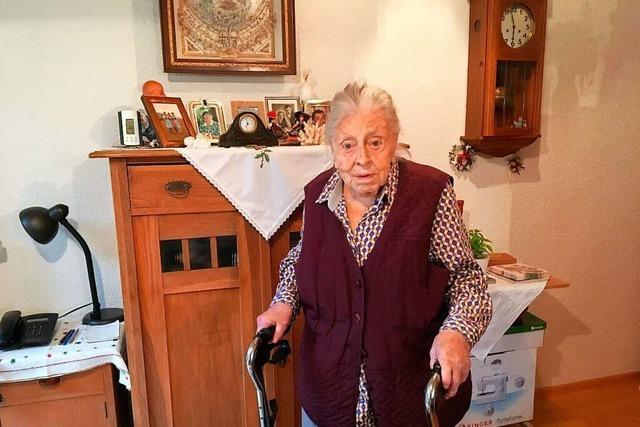 Frieda Rudiger aus Oberried feiert am Donnerstag ihren hundertsten Geburtstag