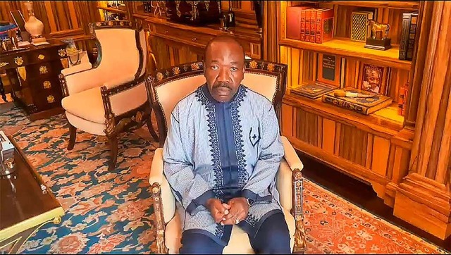 Ali Bongo Ondimba, der durch einen Mil...rzte autokratische Prsident von Gabun  | Foto: Uncredited (dpa)