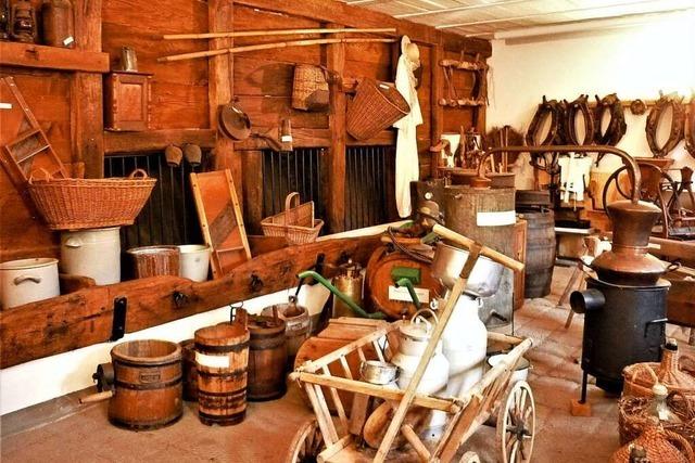 Eichens Dorfmuseum lsst aufleben, womit frher in Haus und Hof gearbeitet wurde