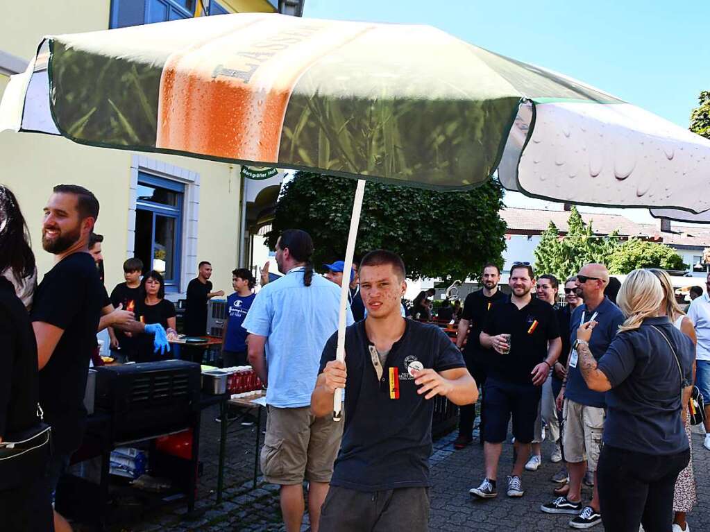 Am Samstag und Sonntag wird in Stetten das Strooefescht gefeiert. Bei strahlendem Sptsommerwetter ist der Andrang gro.