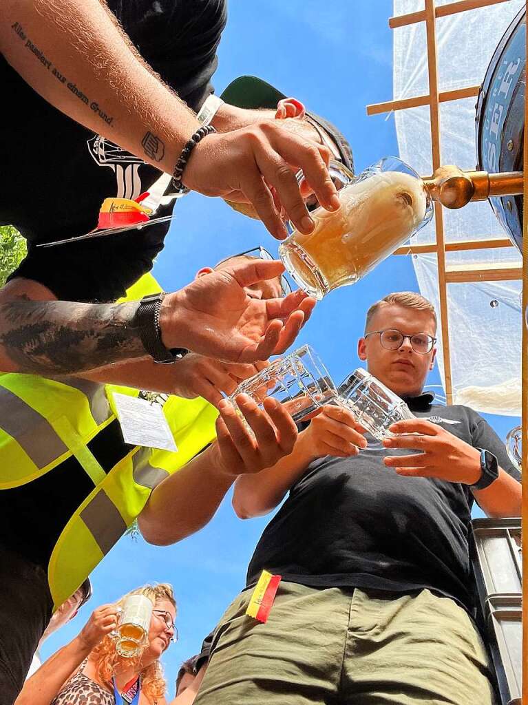 Am Samstag und Sonntag wird in Stetten das Strooefescht gefeiert. Bei strahlendem Sptsommerwetter ist der Andrang gro.