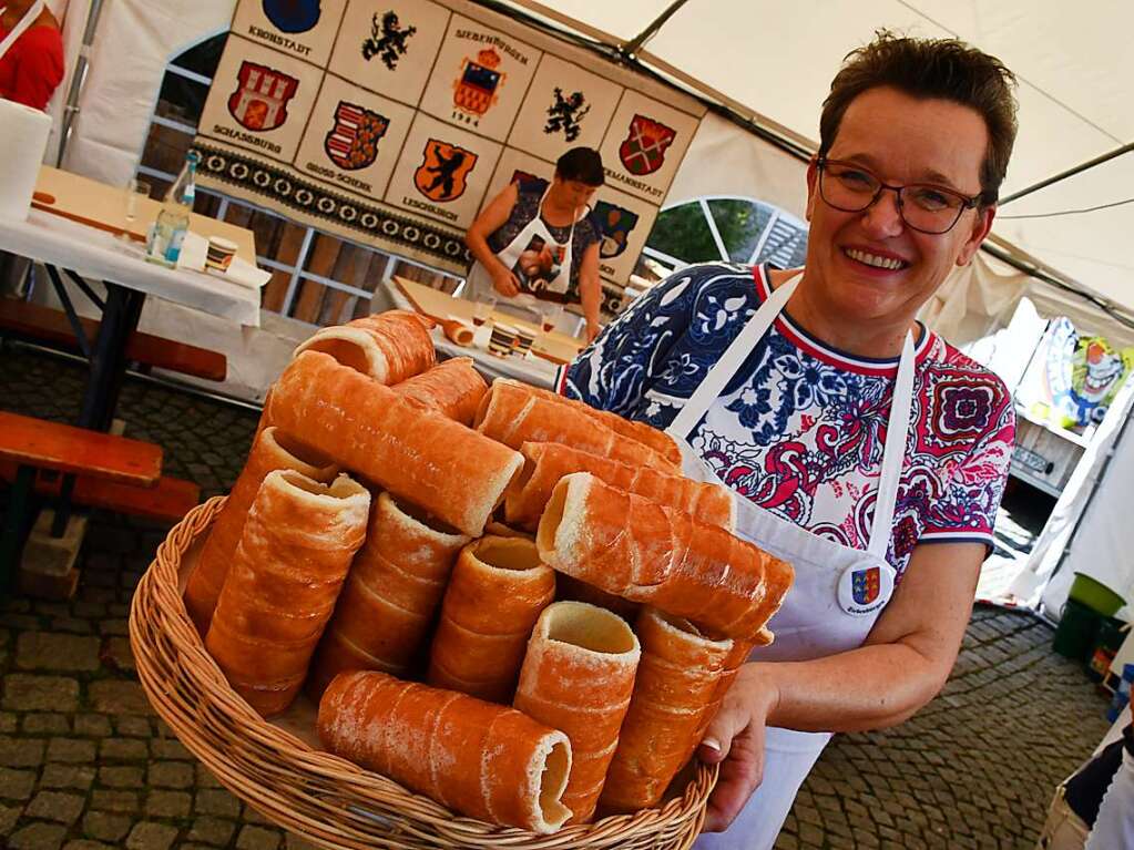 Am Samstag und Sonntag wird in Stetten das Strooefescht gefeiert. Bei strahlendem Sptsommerwetter ist der Andrang gro.