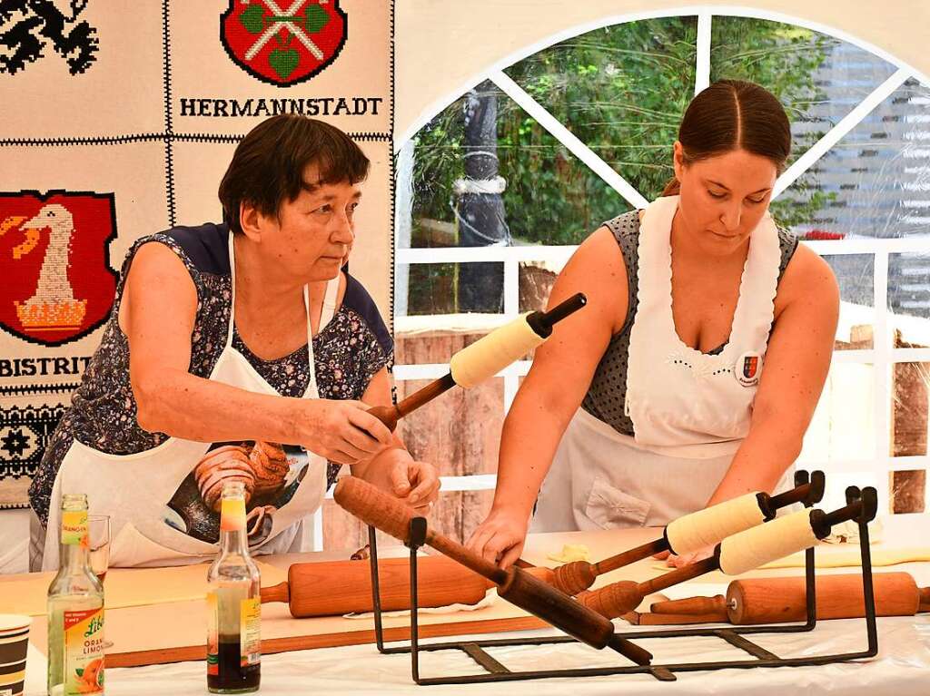 Am Samstag und Sonntag wird in Stetten das Strooefescht gefeiert. Bei strahlendem Sptsommerwetter ist der Andrang gro.